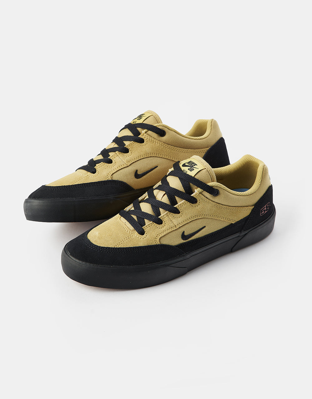 Nike SB Malor TE Skate Shoes - Buff Gold/Black-Black-Cinnamon