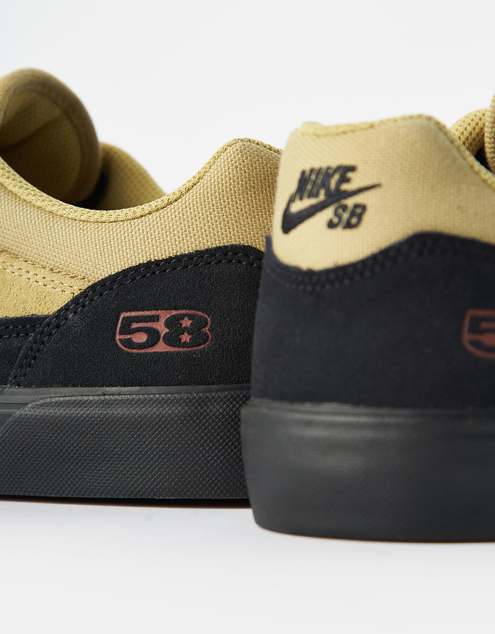 Nike SB Malor TE Skate Shoes - Buff Gold/Black-Black-Cinnamon