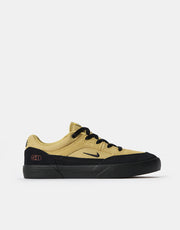 Nike SB Malor TE Skate Shoes - Buff Gold/Black-Black-Cinnamon