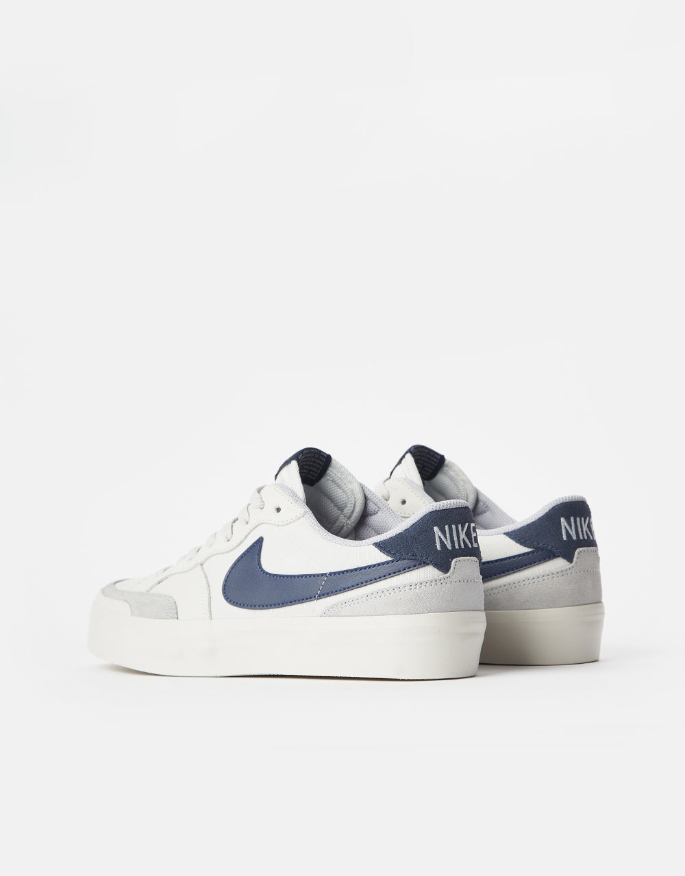 Nike SB Pogo Plus Skate Shoes - Photon Dust/Midnight Navy-Wolf Grey