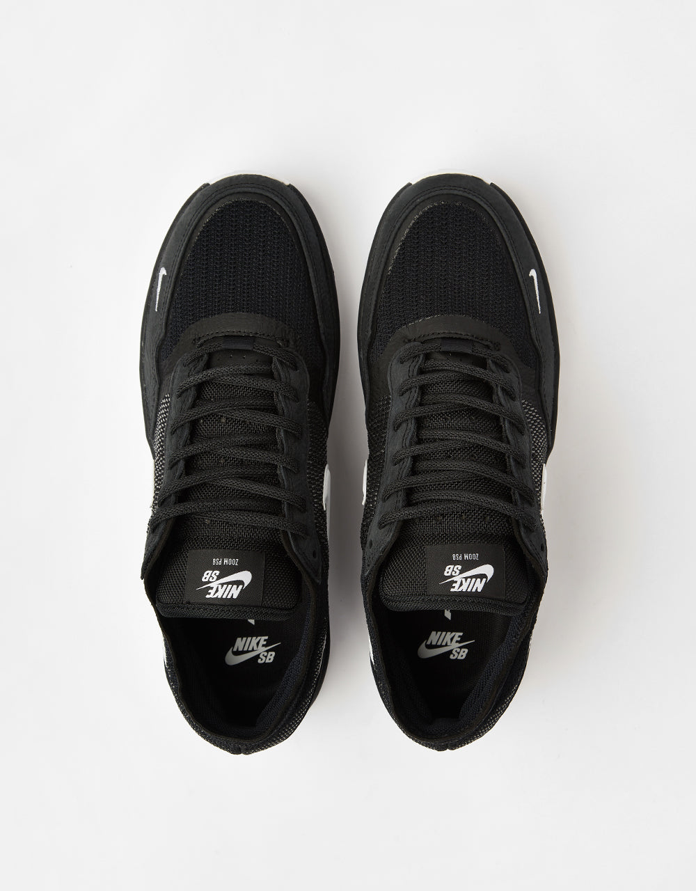 Nike SB PS8 Skate Shoes - Black/White-Black-White