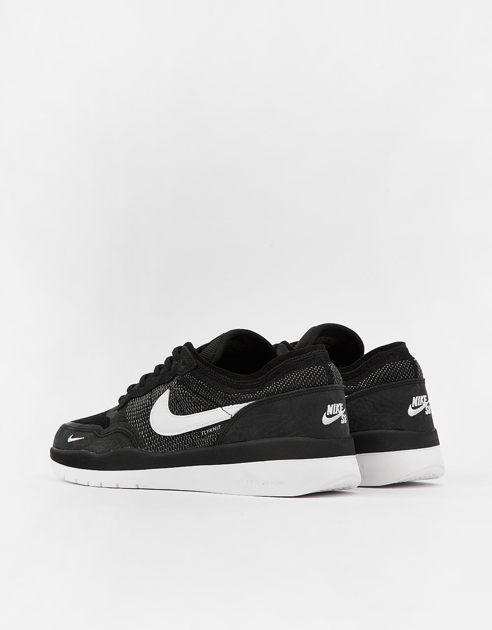 Nike SB PS8 Skate Shoes - Black/White-Black-White