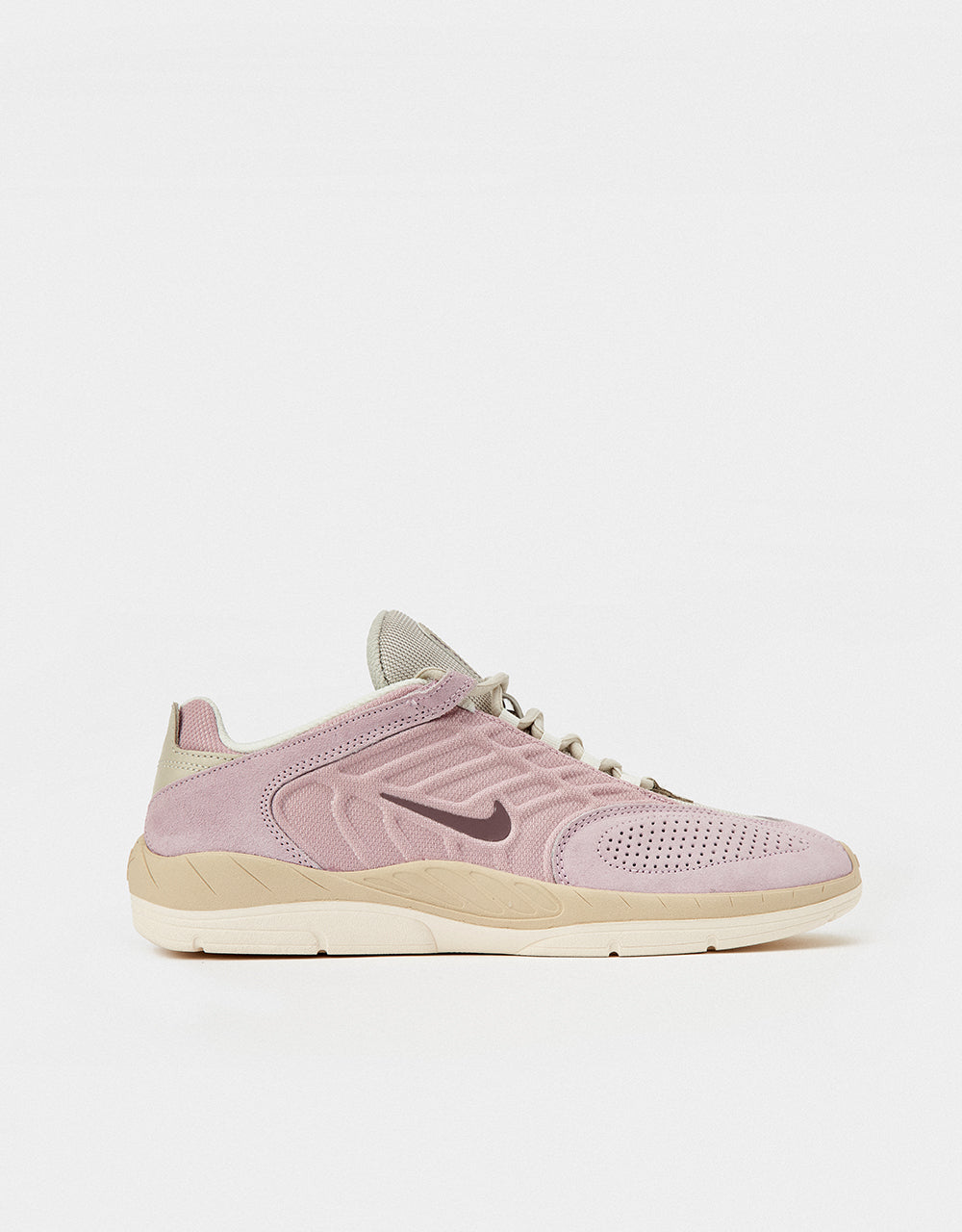 Nike SB Vertebrae Skate Shoes - Pink Foam /Taupe Grey-Lt Orewood Brn