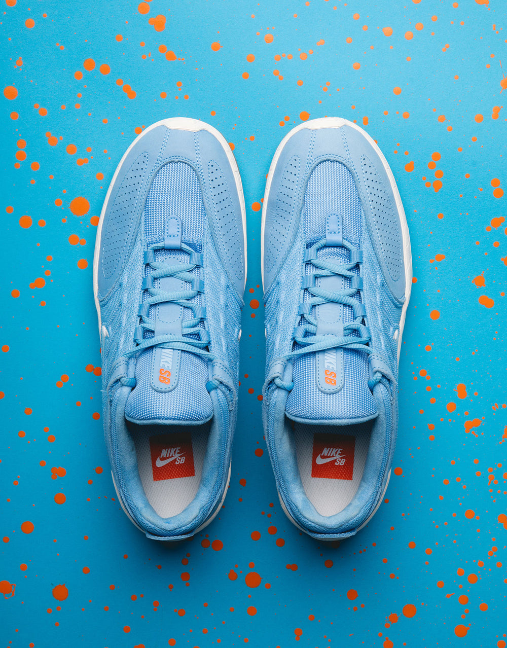 Nike SB 'Orange Label' Vertebrae Skate Shoes - University Blue/Sail-University Blue