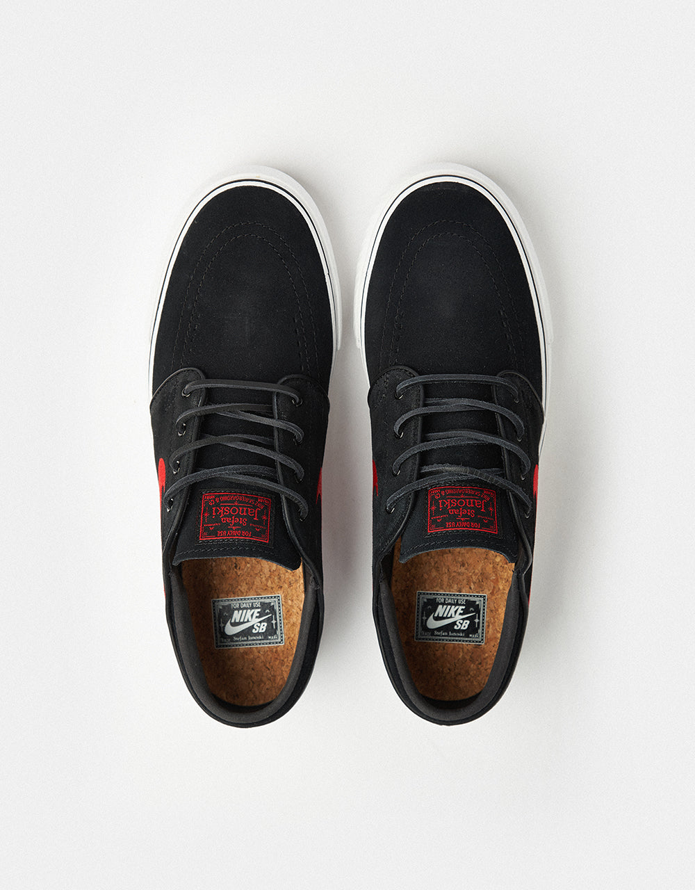 Nike SB Zoom Janoski OG+ Skate Shoes - Black/University Red-Black-Summit White