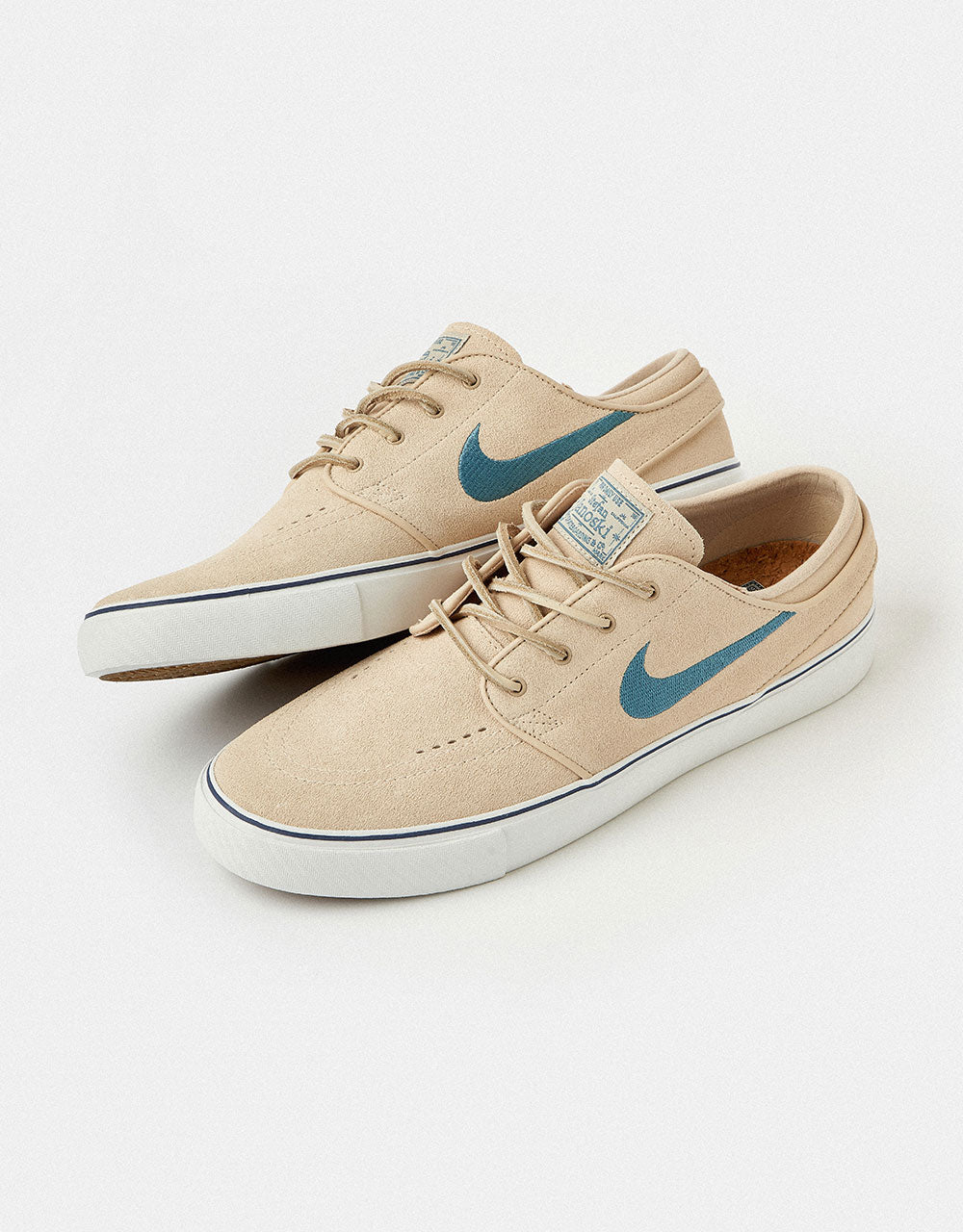 Nike SB Zoom Janoski OG+ Skate Shoes - Sanddrift/Smokey Blue-Thunder Blue