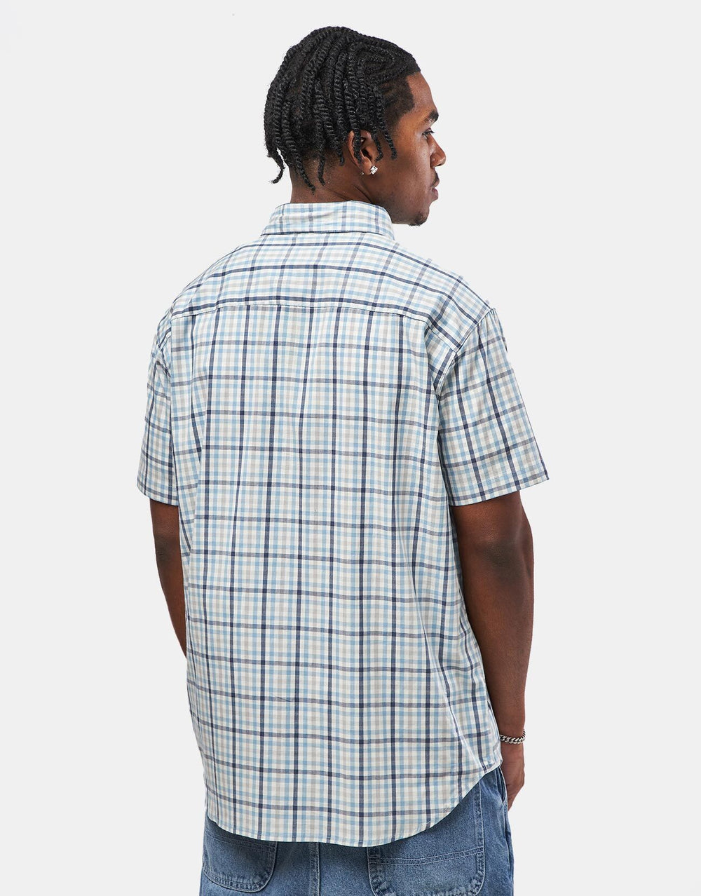 Columbia Rapid Rivers™ II S/S Shirt - Ripple Blue/Multi Gingham