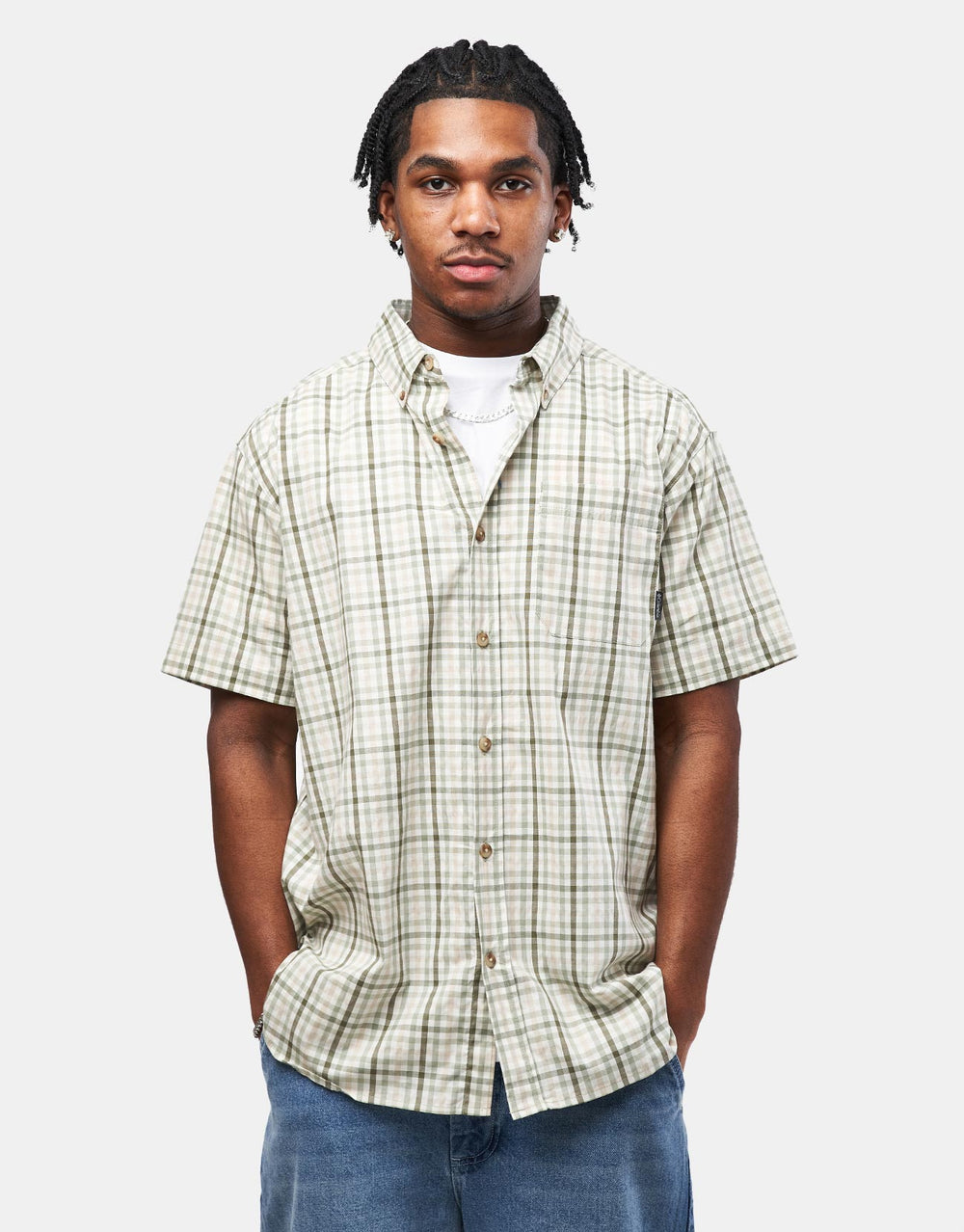 Columbia Rapid Rivers™ II S/S Shirt - Safari/Multi Gingham