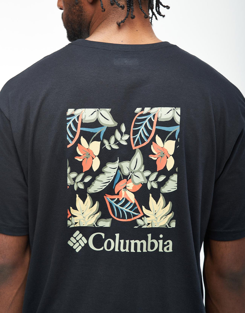 Columbia North Cascades™ T-Shirt - Black/Pastelled Framed