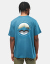 Columbia Kettle River™ Outdoor T-Shirt - River Blue/Circular Linescape