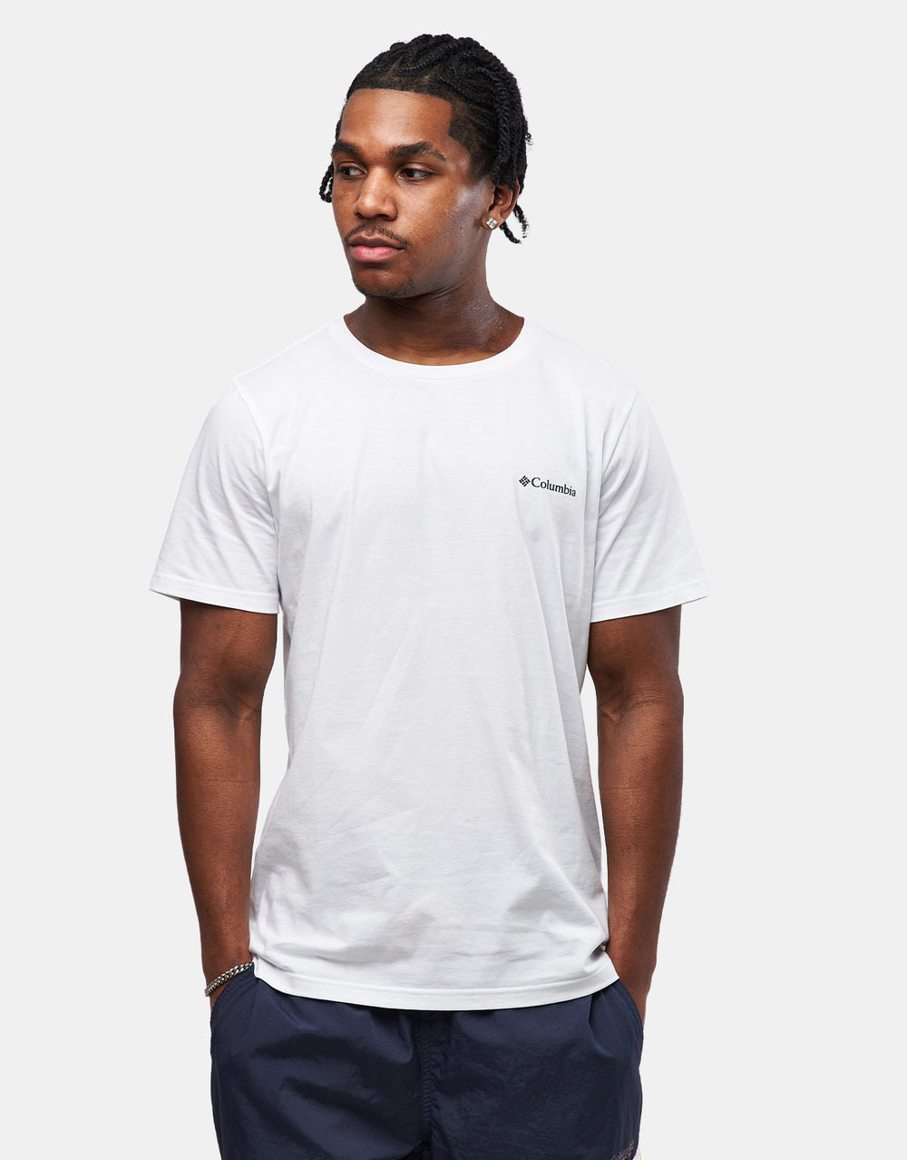 Columbia Rapid Ridge™ Back Graphic II T-Shirt - White/Heavenly Horizons