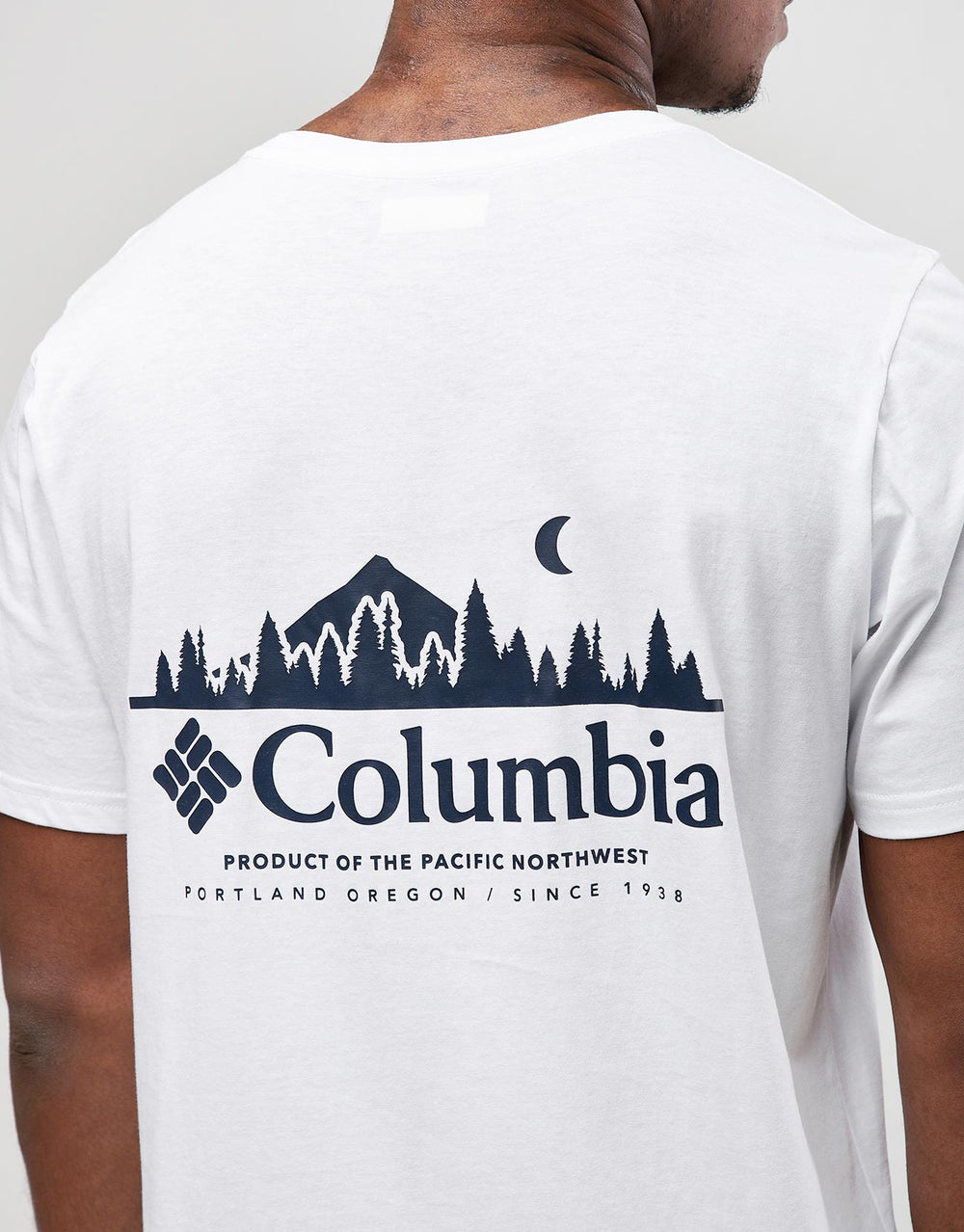 Columbia Rapid Ridge™ Back Graphic II T-Shirt - White/Heavenly Horizons