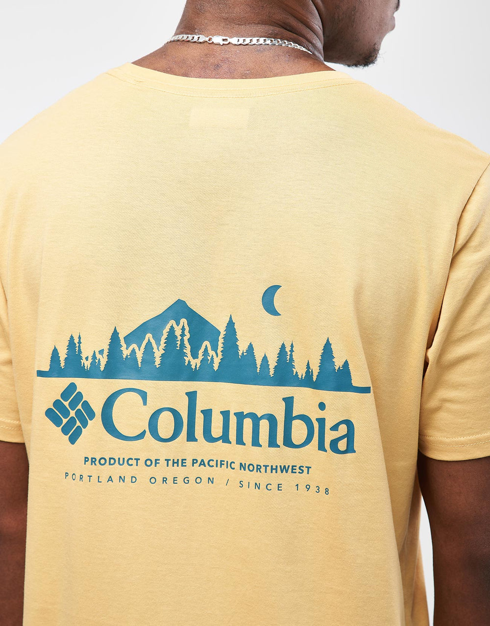 Columbia Rapid Ridge™ Back Graphic II T-Shirt - Sand Dune/Heavenly Horizons