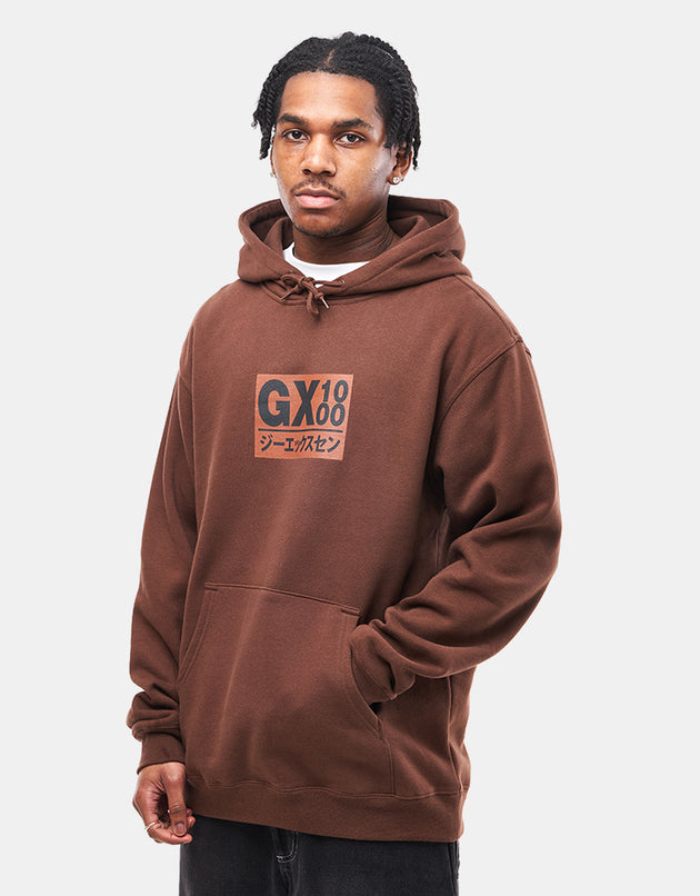 GX1000 Japan Pullover Hoodie - Brown