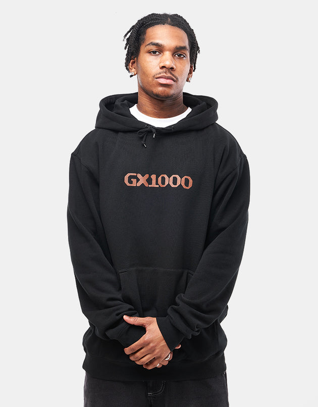 GX1000 OG Logo Pullover Hoodie - Black/Brown