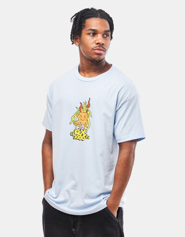 GX1000 Flowerpot T-Shirt - Powder Blue