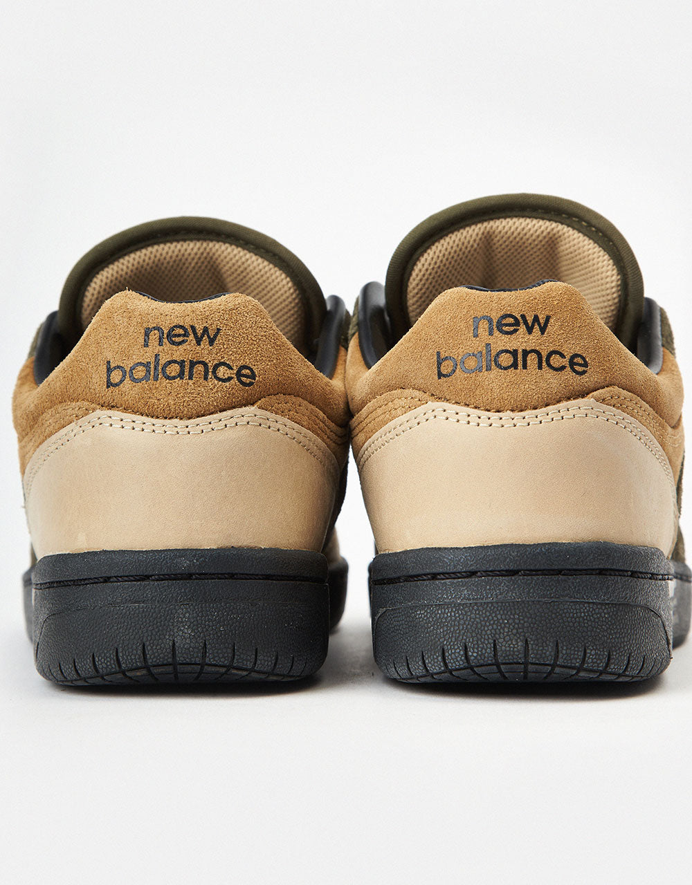 New Balance x 8FIVE2 480 Skate Shoes - Olive/Tan/Black