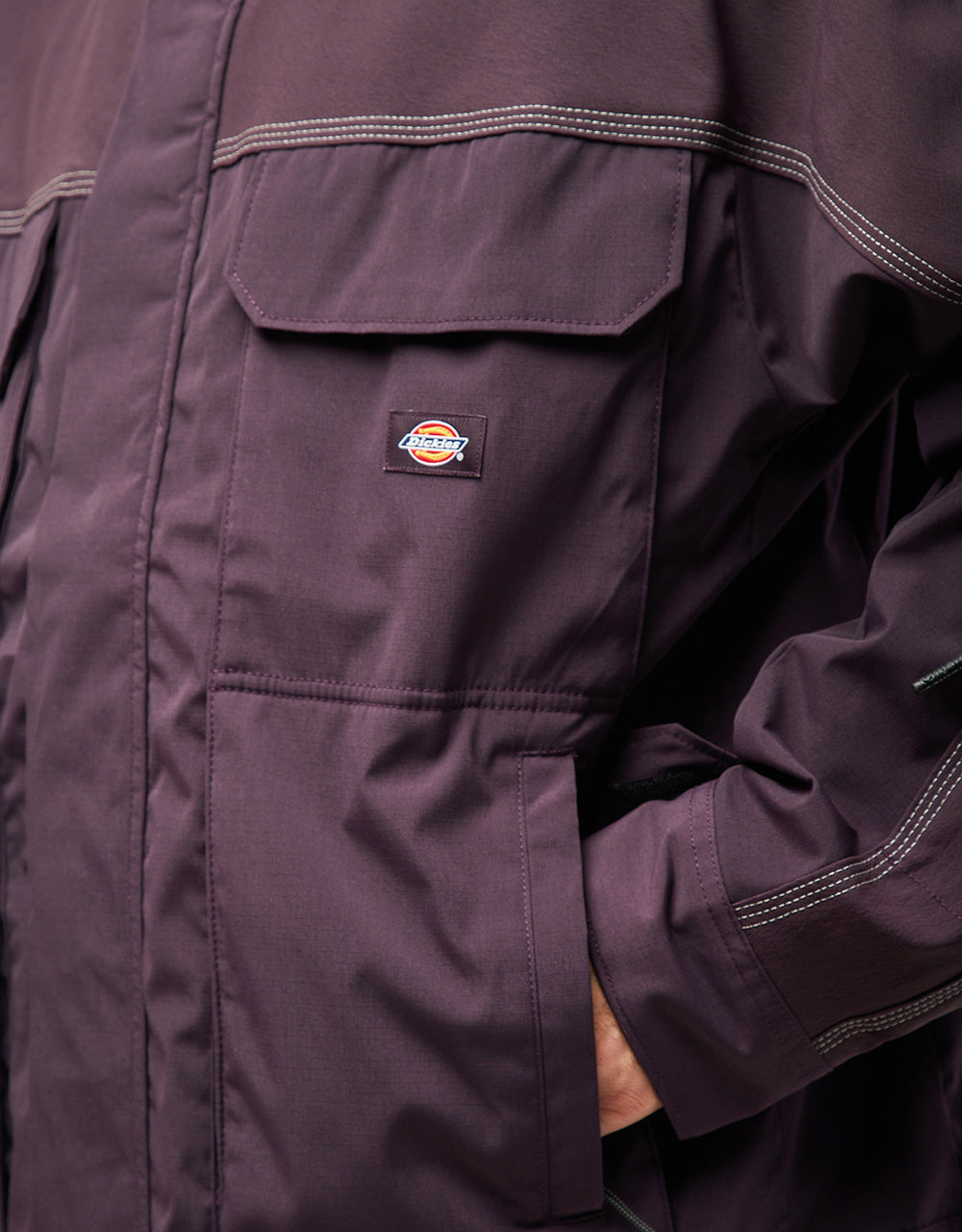 Dickies Ronan Hooded Jacket - Plum Perfect