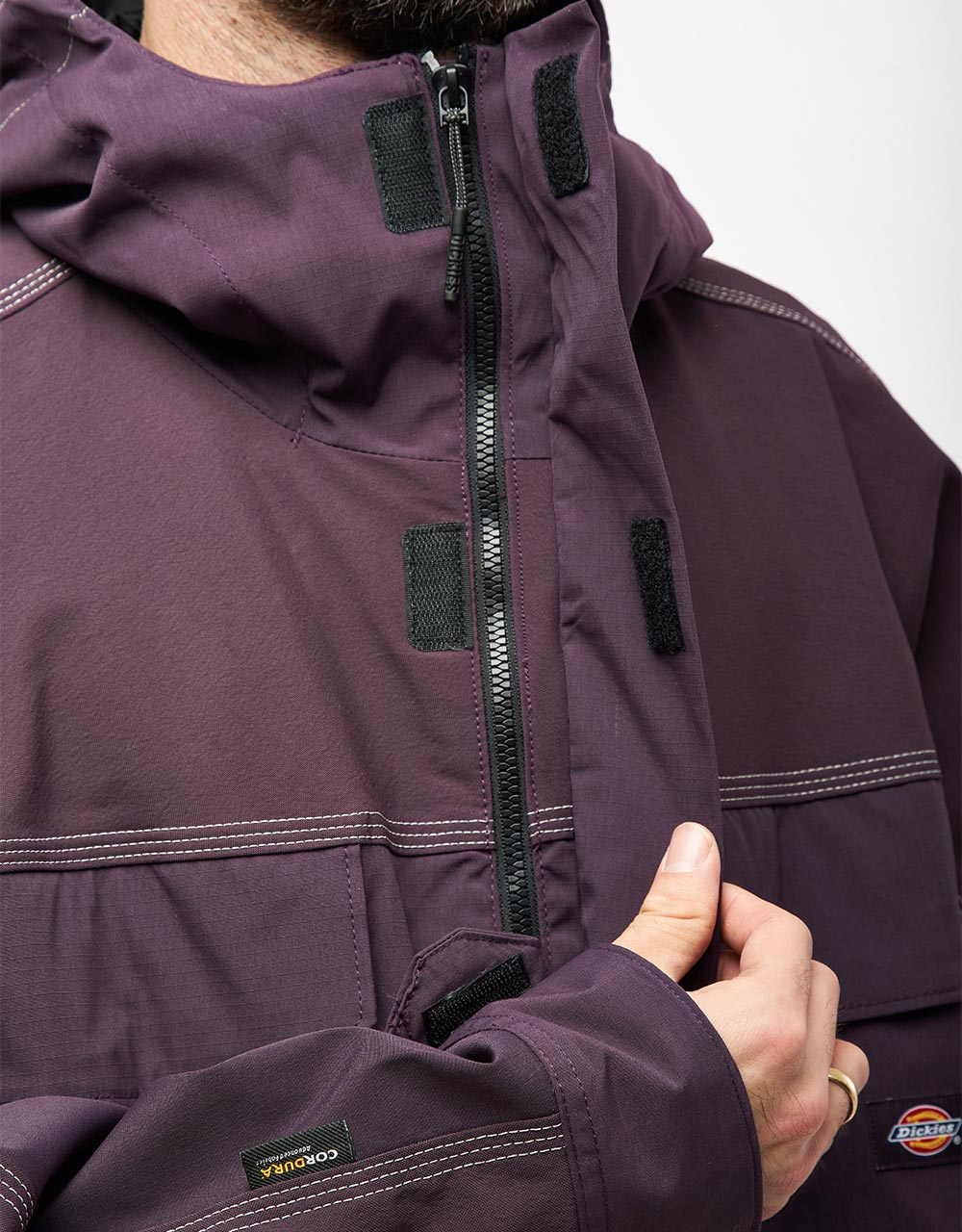 Dickies Ronan Hooded Jacket - Plum Perfect