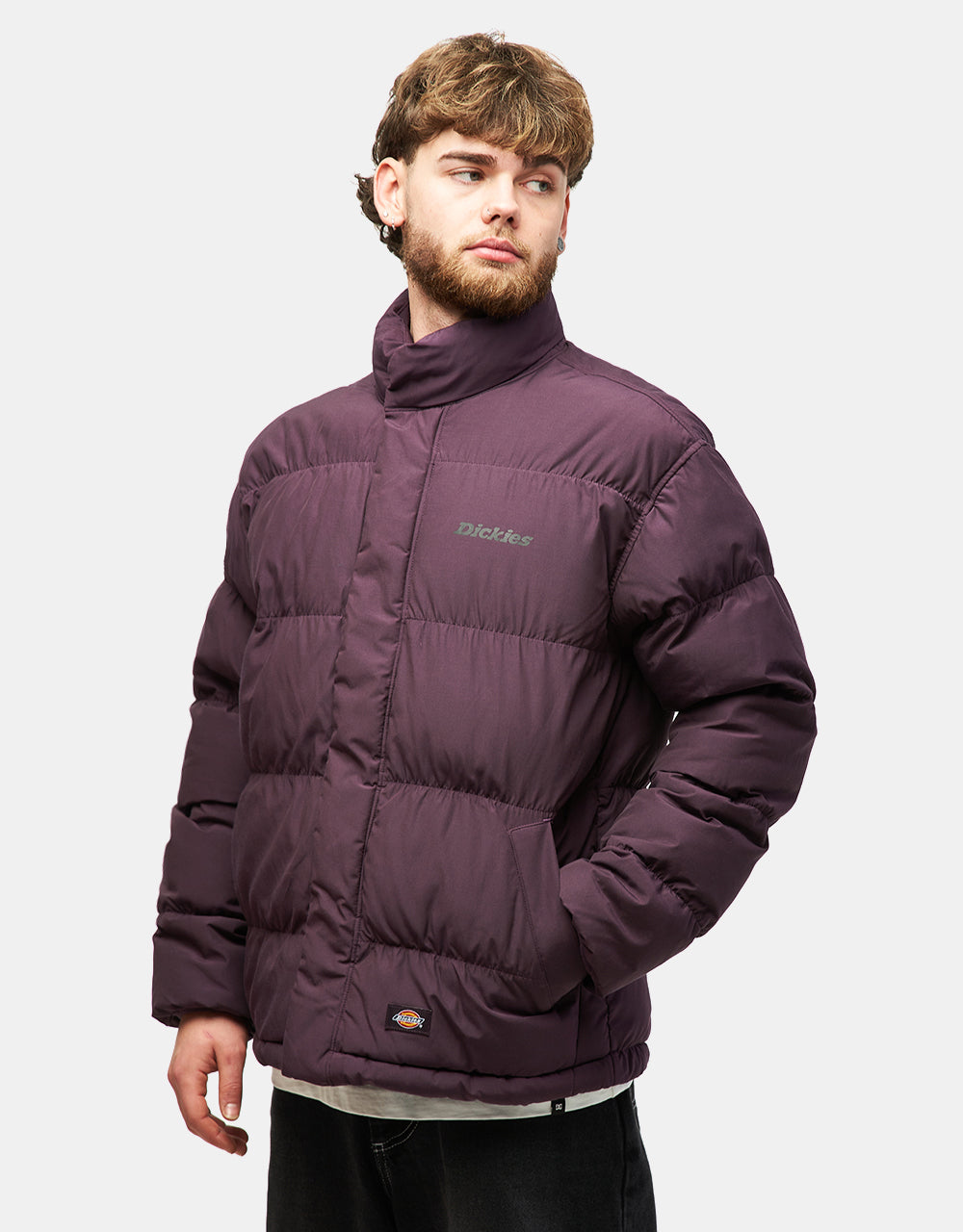 Dickies Scobey Puffer Jacket - Plum Perfect