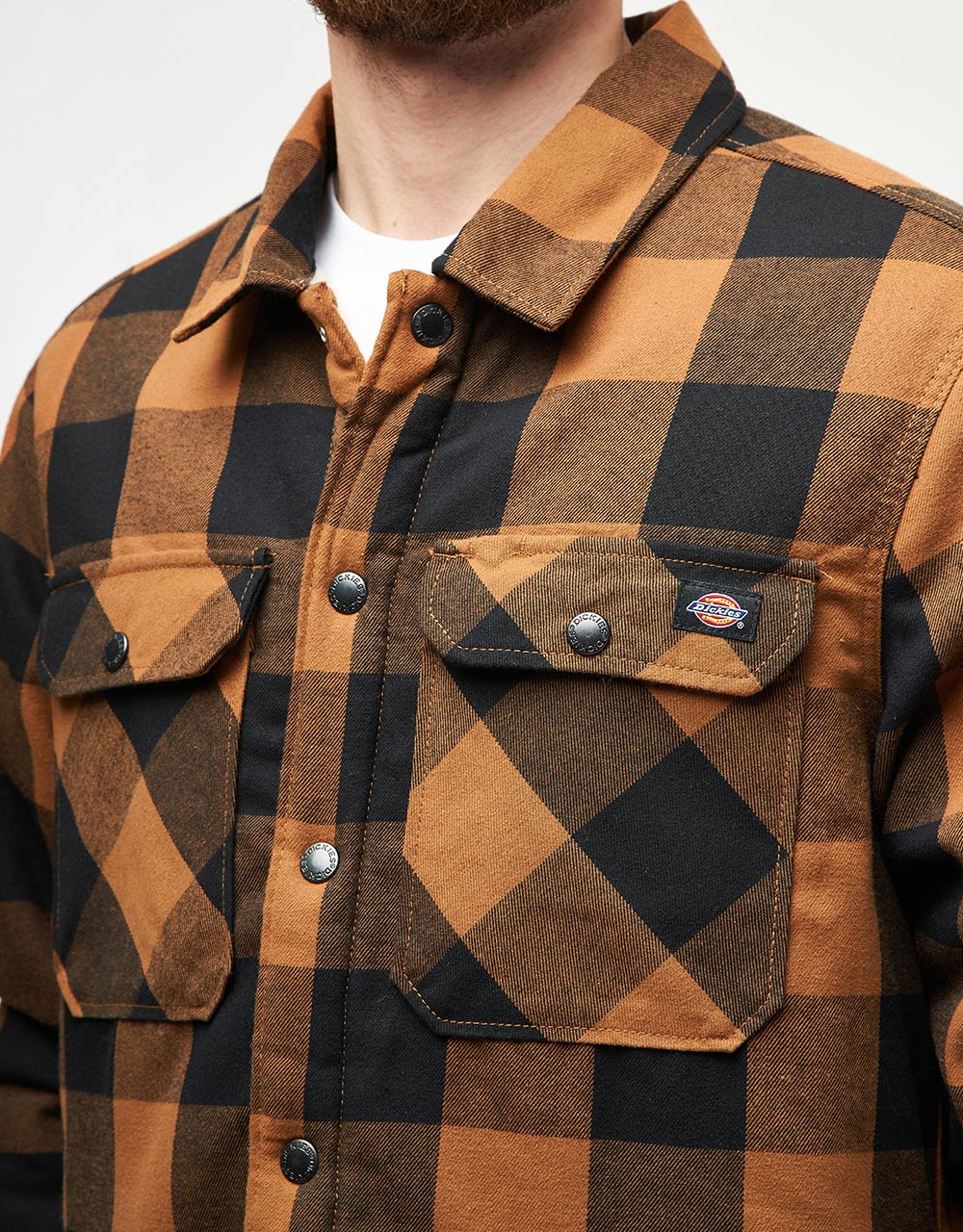 Dickies Lined Sacramento Shirt - Brown Duck