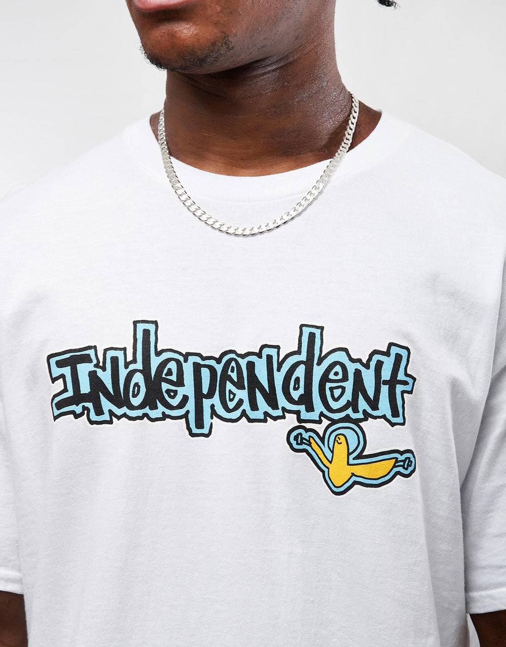 Independent x Gonz Bar Heavyweight T-Shirt - White