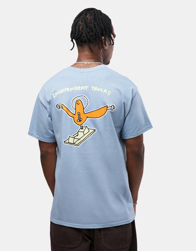 Independent x Gonz Hanger Heavyweight T-Shirt - Stone Blue