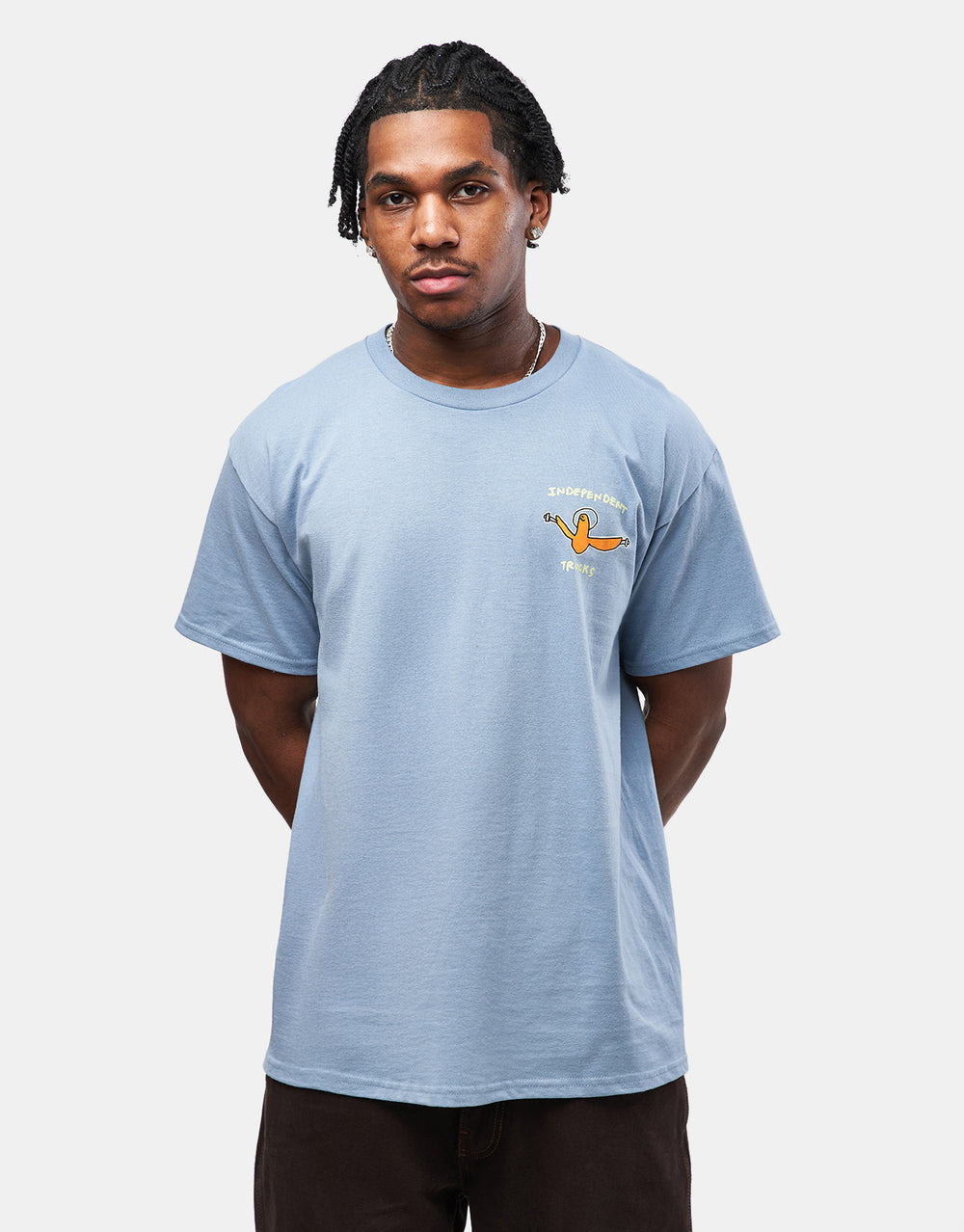 Independent x Gonz Hanger Heavyweight T-Shirt - Stone Blue