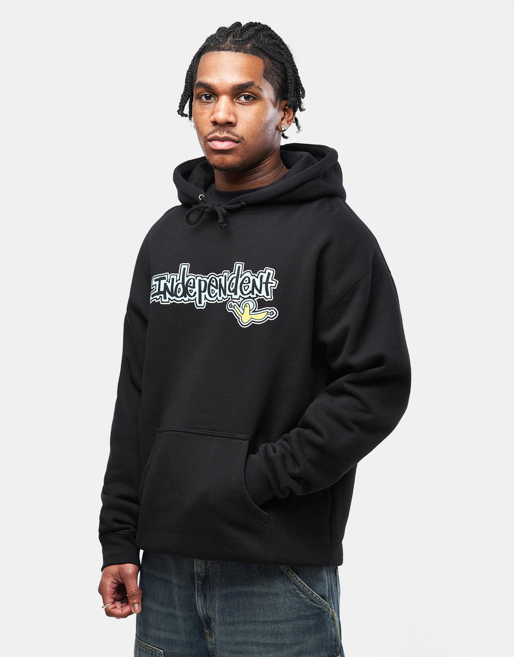 Independent x Gonz Bar Heavyweight Pullover Hoodie - Black