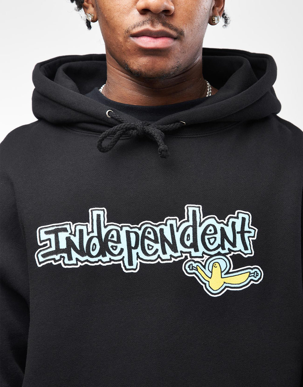 Independent x Gonz Bar Heavyweight Pullover Hoodie - Black