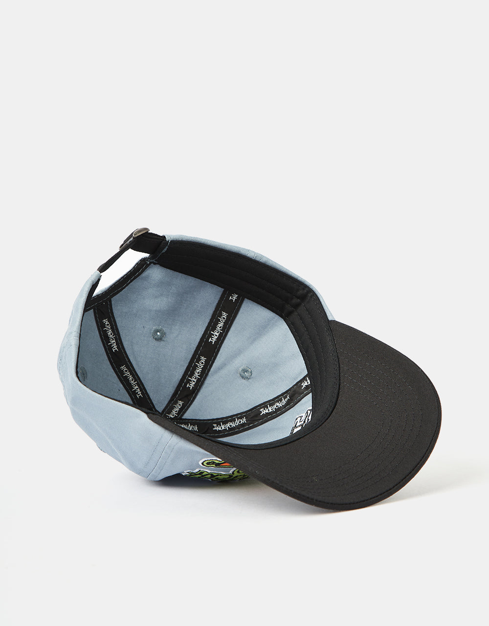 Independent x Gonz Bar Strapback Cap - Stone Blue/Black