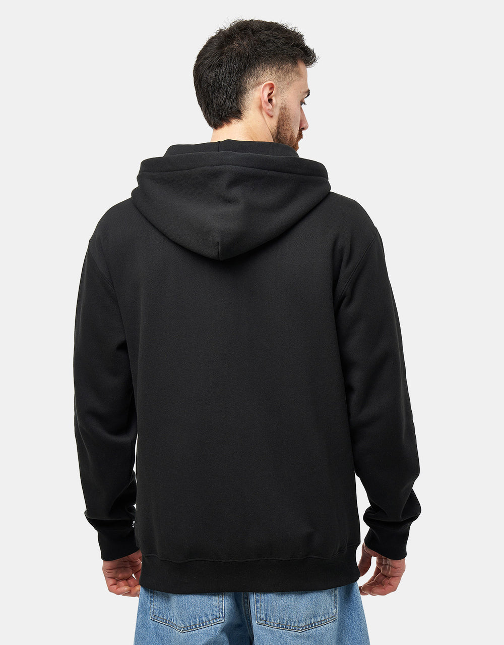 HUF Set Classic Logo Zip Hoodie - Black