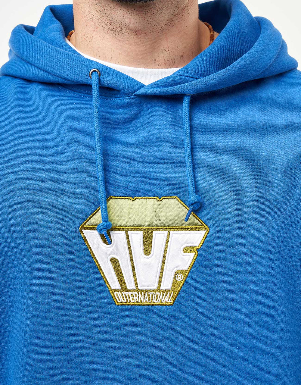 HUF Big Block Pullover Hoodie - Cobalt Blue