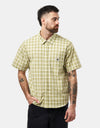 HUF Total Eclipse S/S Plaid Shirt - Mustard