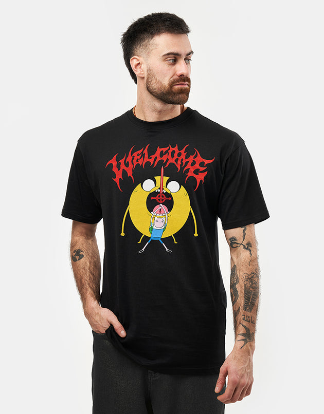 Welcome x Adventure Time Reality T-Shirt - Black