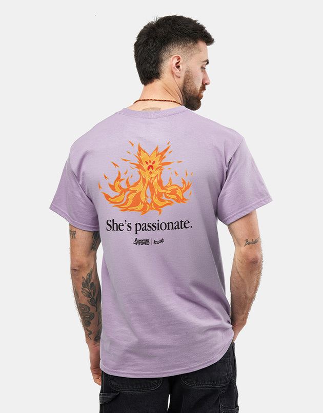 Welcome x Adventure Time Flame Princess T-Shirt - Orchid