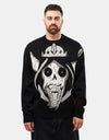 Welcome x Adventure Time The Lich Graphic Knit Sweater - Black