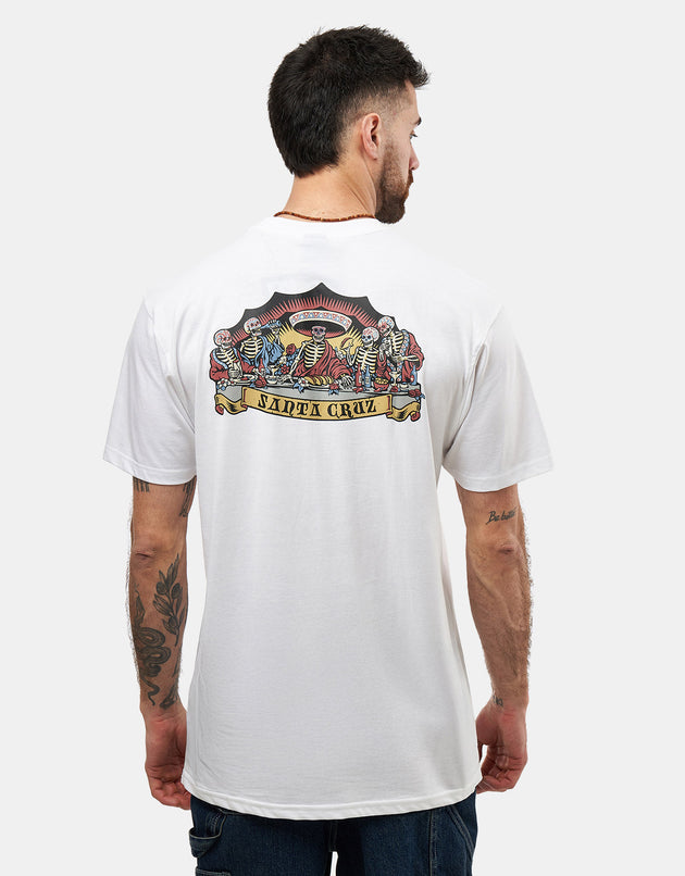 Santa Cruz Guzman Dead Diners T-Shirt - White