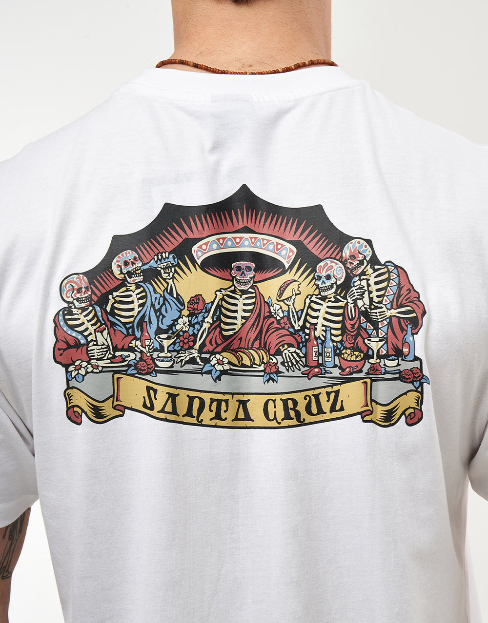 Santa Cruz Guzman Dead Diners T-Shirt - White