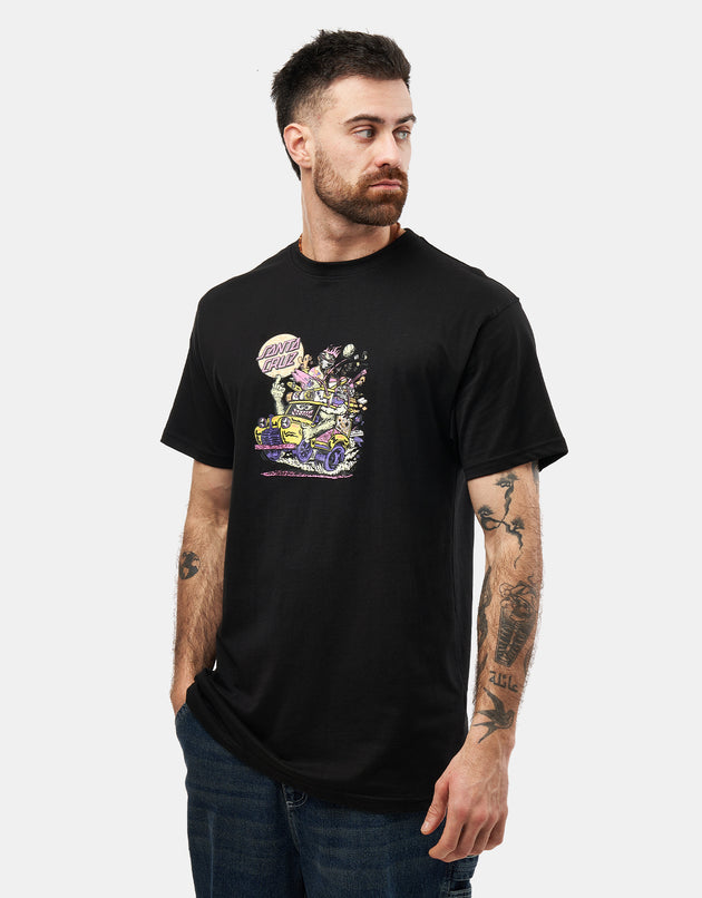 Santa Cruz Johnson Beast Wagon T-Shirt - Black