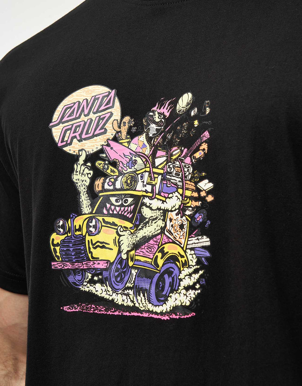 Santa Cruz Johnson Beast Wagon T-Shirt - Black