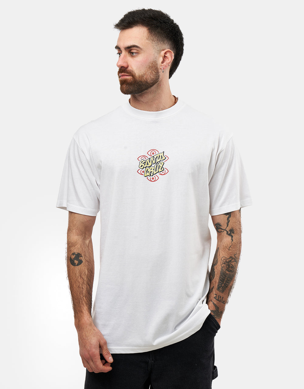 Santa Cruz Salba Eyes Dot T-Shirt - White