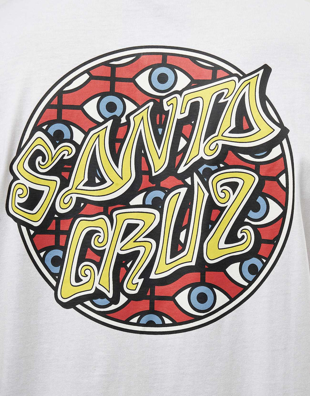 Santa Cruz Salba Eyes Dot T-Shirt - White