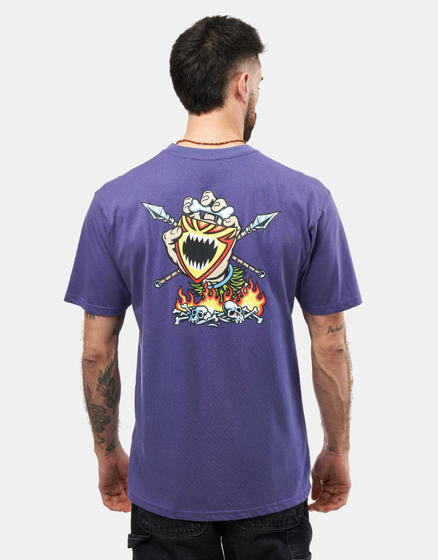 Santa Cruz Salba Screaming Witch Doc T-Shirt - Navy Dusk