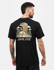 Santa Cruz Screaming Grizzly T-Shirt - Black