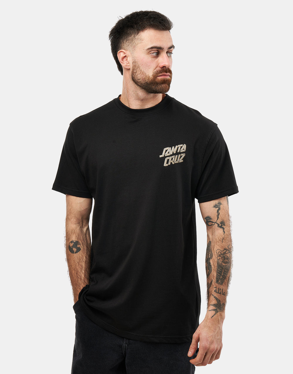 Santa Cruz Screaming Grizzly T-Shirt - Black