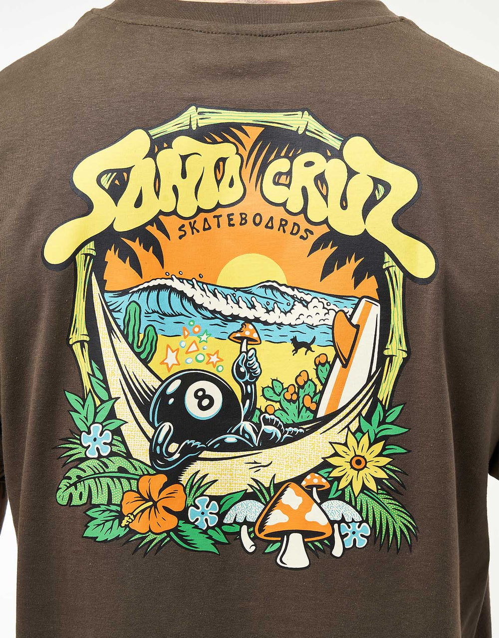 Santa Cruz Winkowski 8Baller Trip T-Shirt - Washed Black