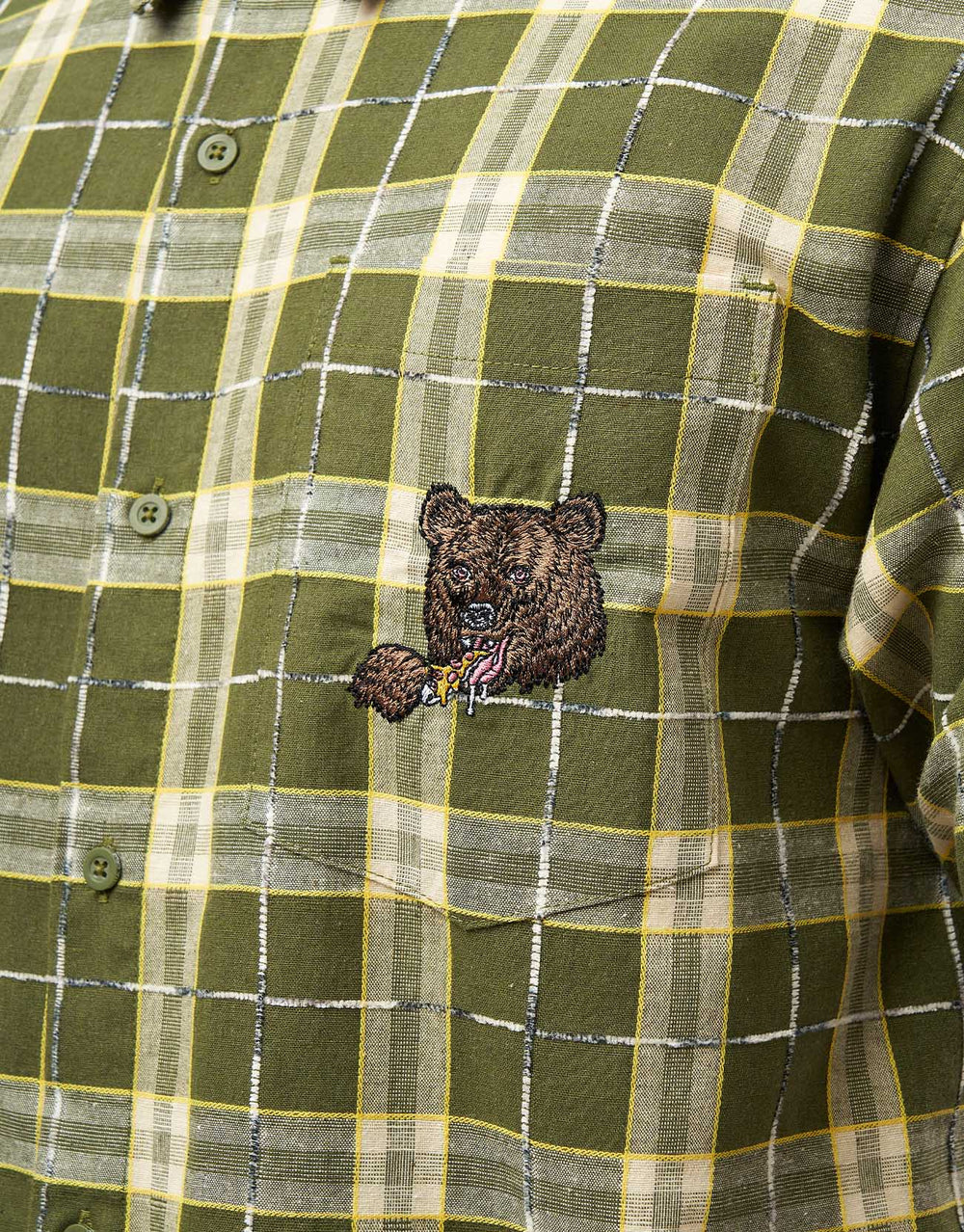 Santa Cruz Braun Great Outdoors S/S Shirt - Iguana Check