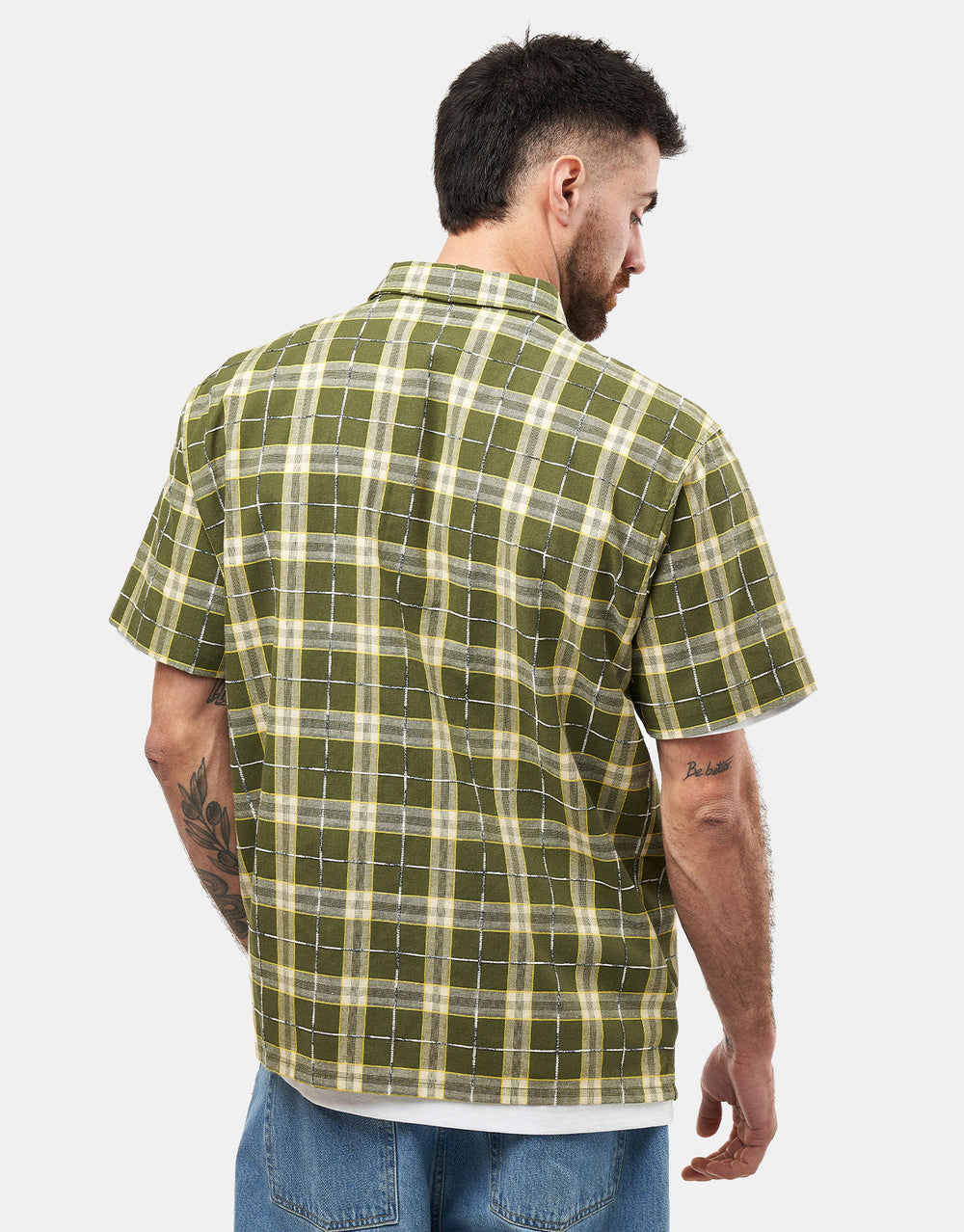 Santa Cruz Braun Great Outdoors S/S Shirt - Iguana Check