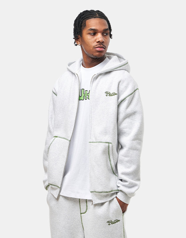 Butter Goods Jive Zip-Thru Hoodie - Ash